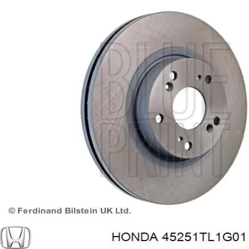 Гальмівні диски передні 45251TL1G01 Honda