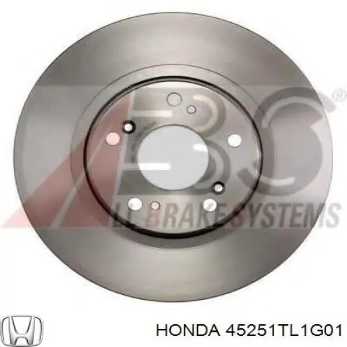 45251TL1G01 Honda Гальмо дискове переднє