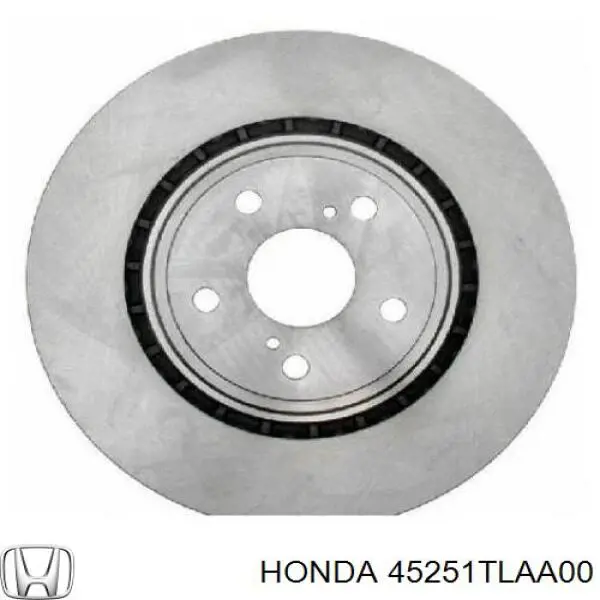 Диск переднього гальма Honda 45251TLAA00 ціна, від 83.41 USD