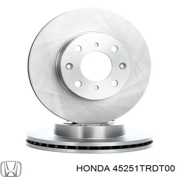 Диск гальмівний передній Honda 45251TRDT00