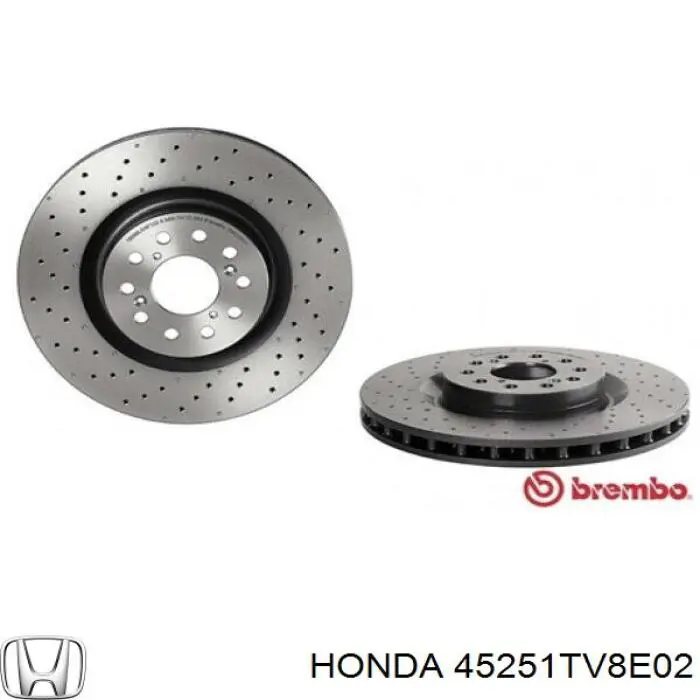 45251TV8E02 Honda Гальмо дискове переднє