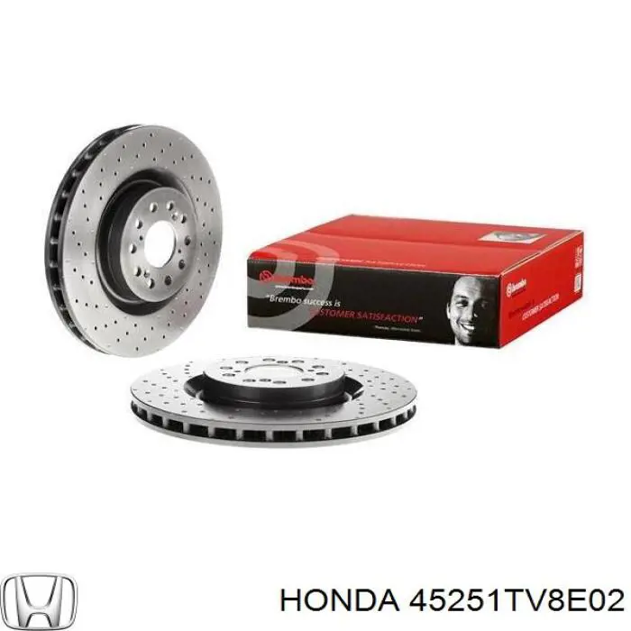 Диск переднього гальма Honda 45251TV8E02 ціна, від 113.26 USD