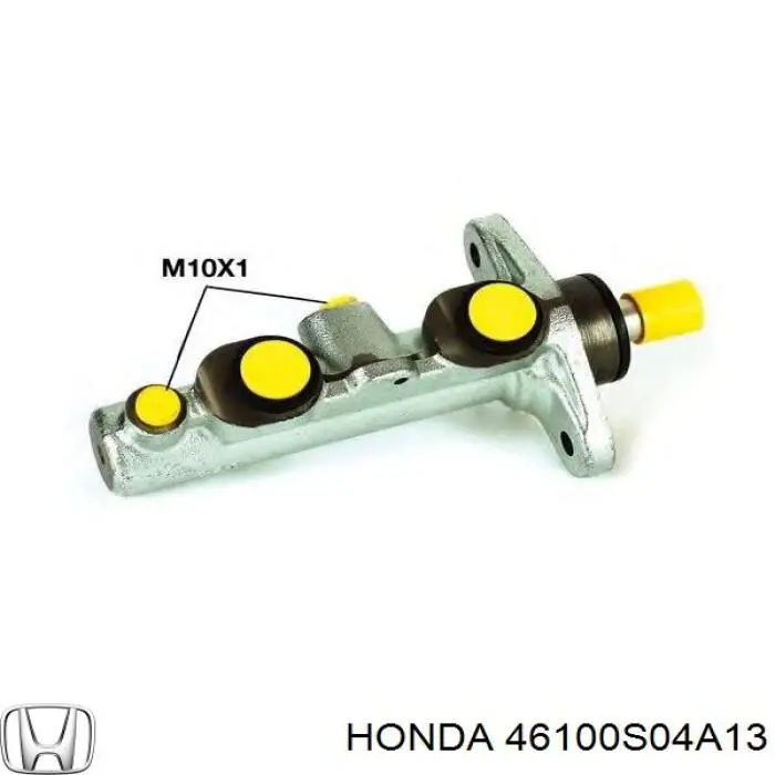 Циліндр головний гальма (Гідротормоз) Honda 46100S04A13 ціна, від 82.51 USD