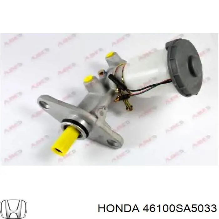 Циліндр головний гальма (Гідротормоз) Honda 46100S20601 ціна, від 56.54 USD