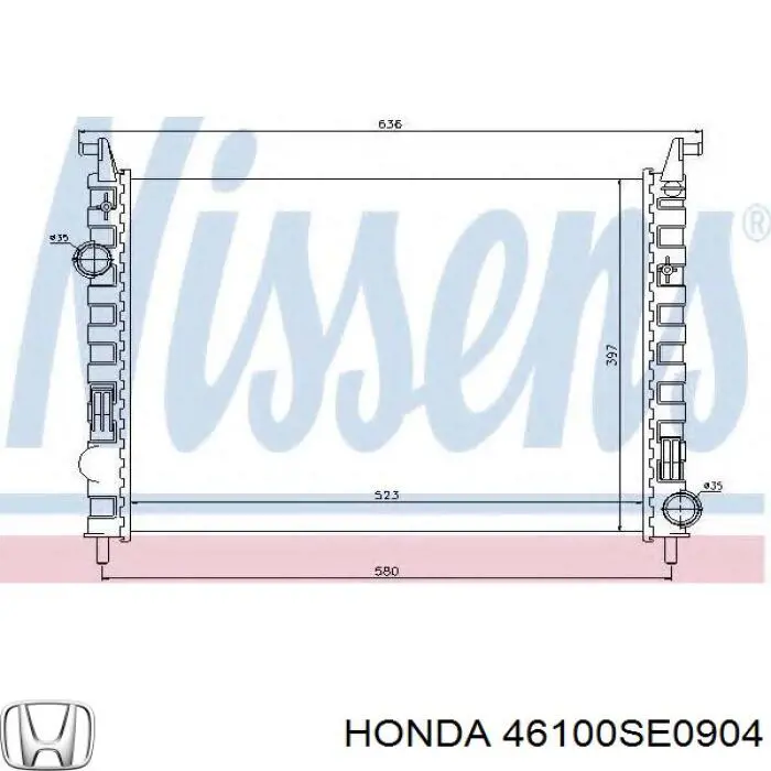 Купити 46100SE0904 Honda Головний гальмівний циліндр
