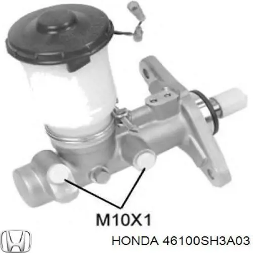 Купити 46100SH3A03 Honda Головний гальмівний циліндр