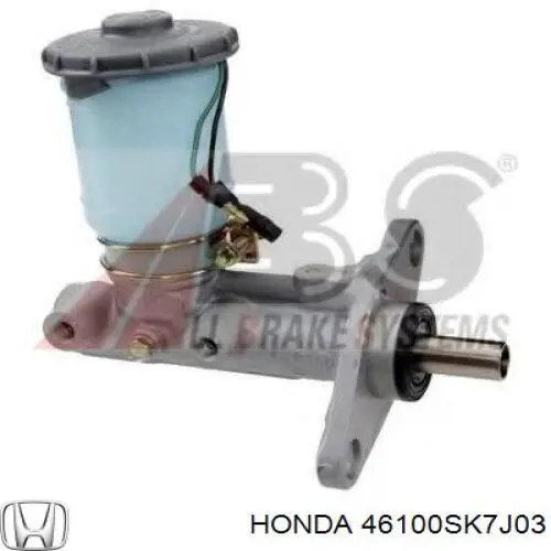 Циліндр гальмівний, головний на Honda Concerto  HW