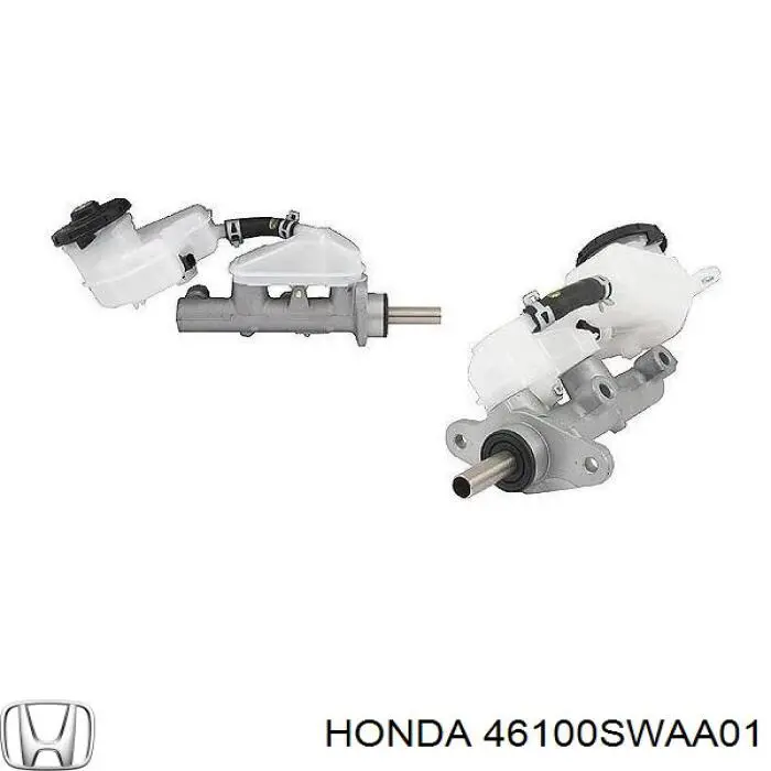 Циліндр головний гальма (Гідротормоз) Honda 46100SWAA01 ціна, від 25.37 USD