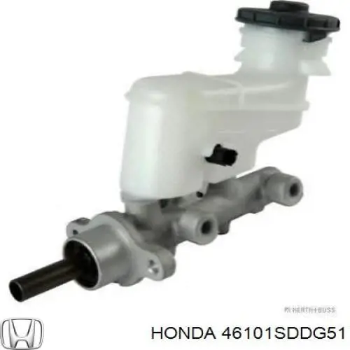 Циліндр головний гальма (Гідротормоз) Honda 46101SDDG51 ціна, від 51.18 USD