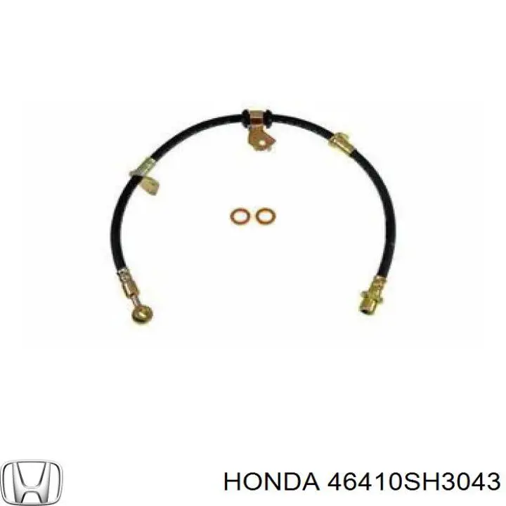 Купити 46410SH3043 Honda Шланг гальмівний передній, правий