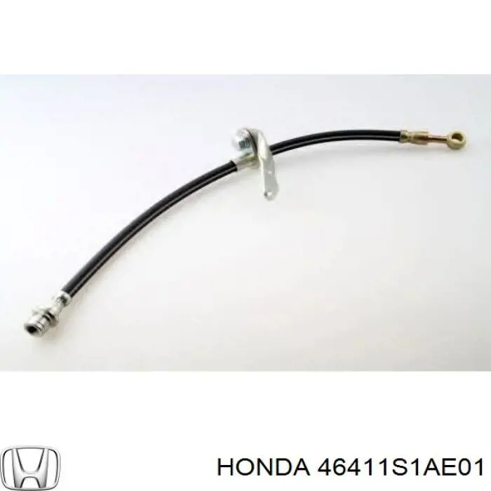 Шланг гальмівний передній, лівий Honda 46411S1AE01 ціна, від 18.26 USD