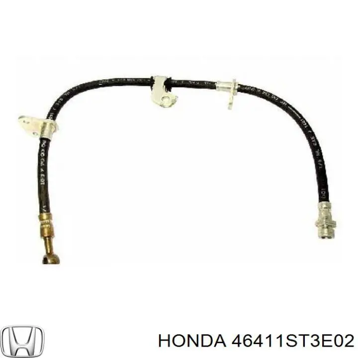 Купити 46411ST3E02 Honda Шланг гальмівний передній, лівий
