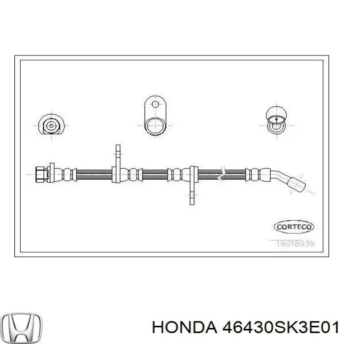 Купити SL4270 ABS Шланг гальмівний задній