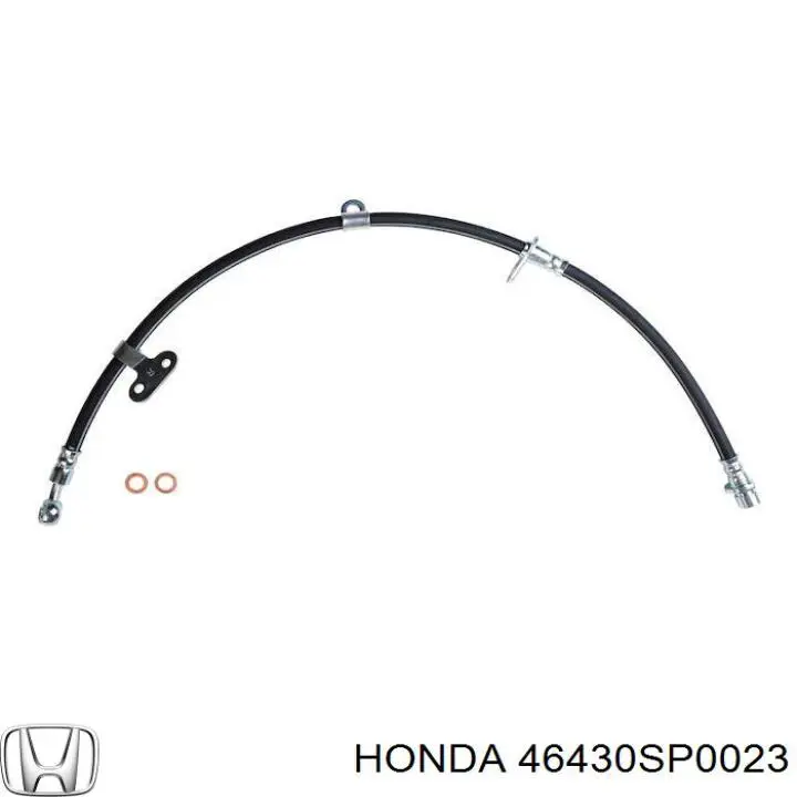 Купити 46430SP0023 Honda Шланг гальмівний задній, правий