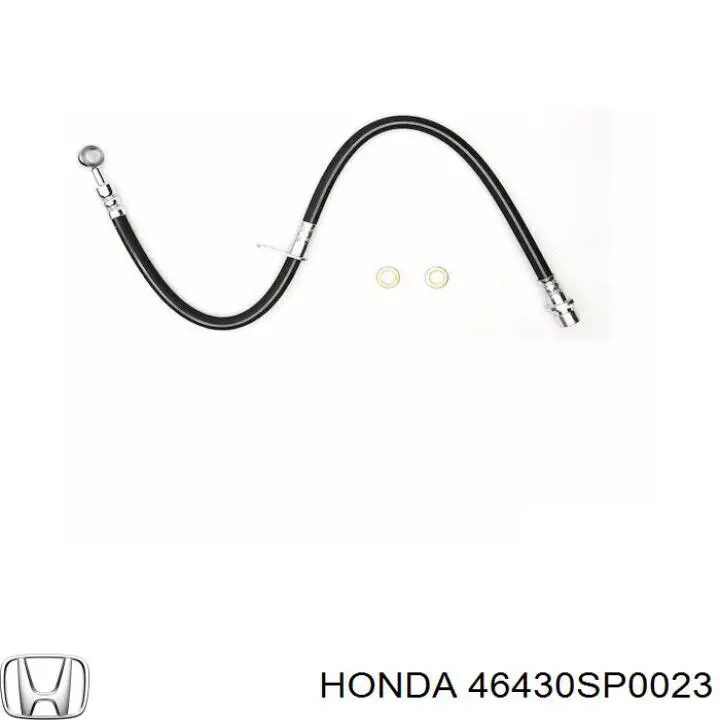 Шланг гальмівний задній, правий Honda 46430SP0023 ціна, від 22.85 USD