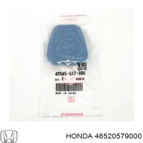 Накладка педалі гальма Honda 46520579000 ціна, від 4.23 USD