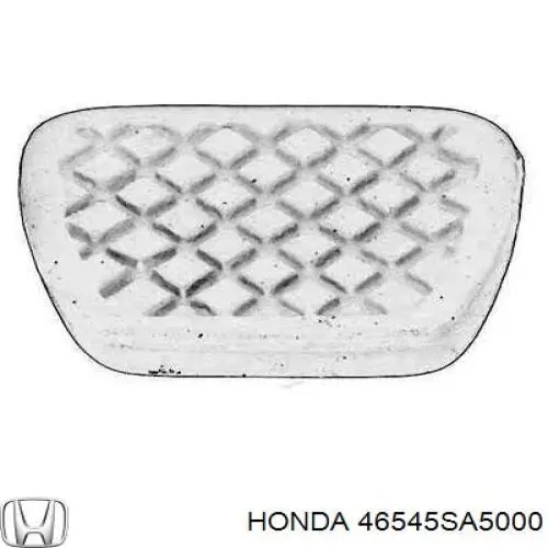 Накладка педалі гальма Honda FR-V (BE) (Хонда Фрв)
