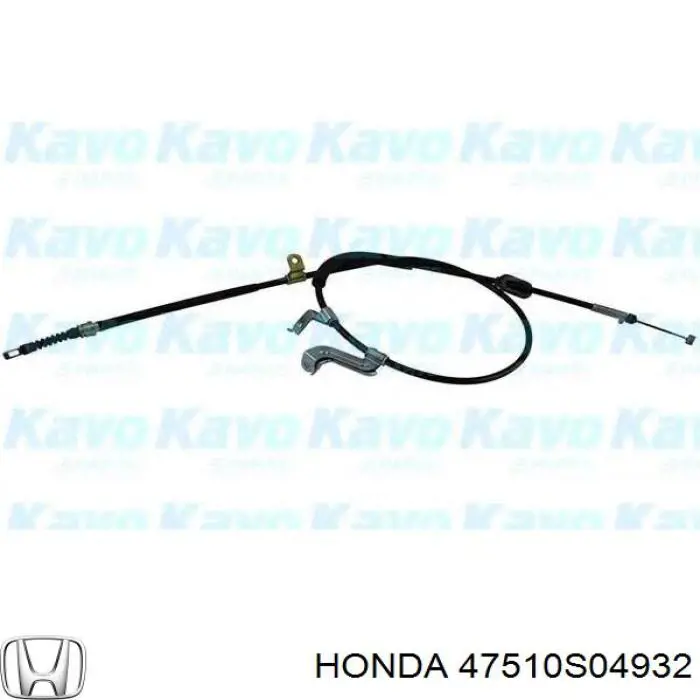 47510S04932 Honda Трос ручного гальма задній, правий