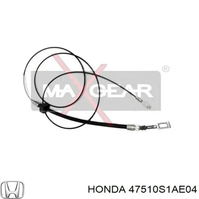 Трос ручного гальма задній, правий Honda 47510S1AE03 ціна, від 22.60 USD