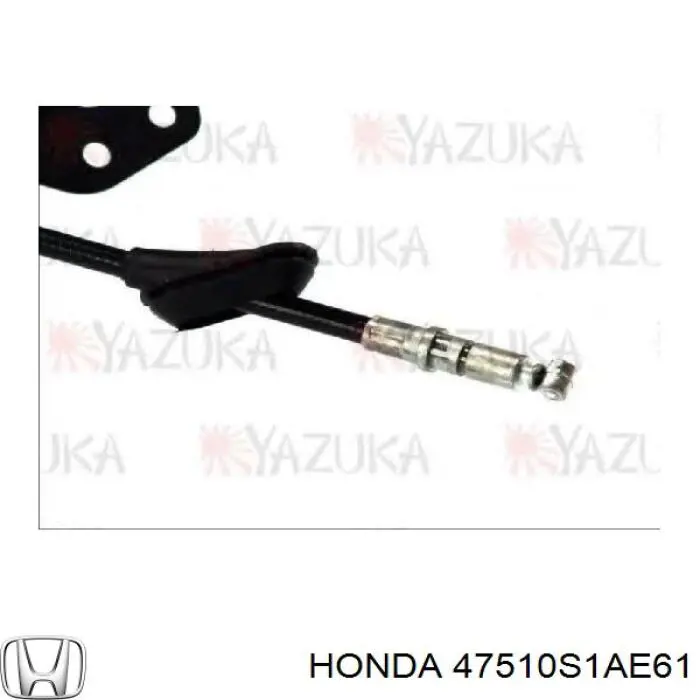 Трос стоянкового гальма задній правий Honda 47510S1AE61 ціна, від 36.60 USD
