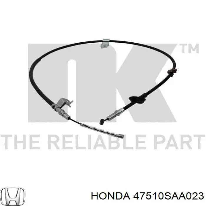 47510SAA023 Honda Трос ручного гальма задній, правий
