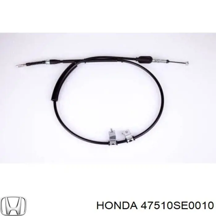 Трос ручного гальма задній, правий Honda Accord 3 (CA5) (Хонда Аккорд)