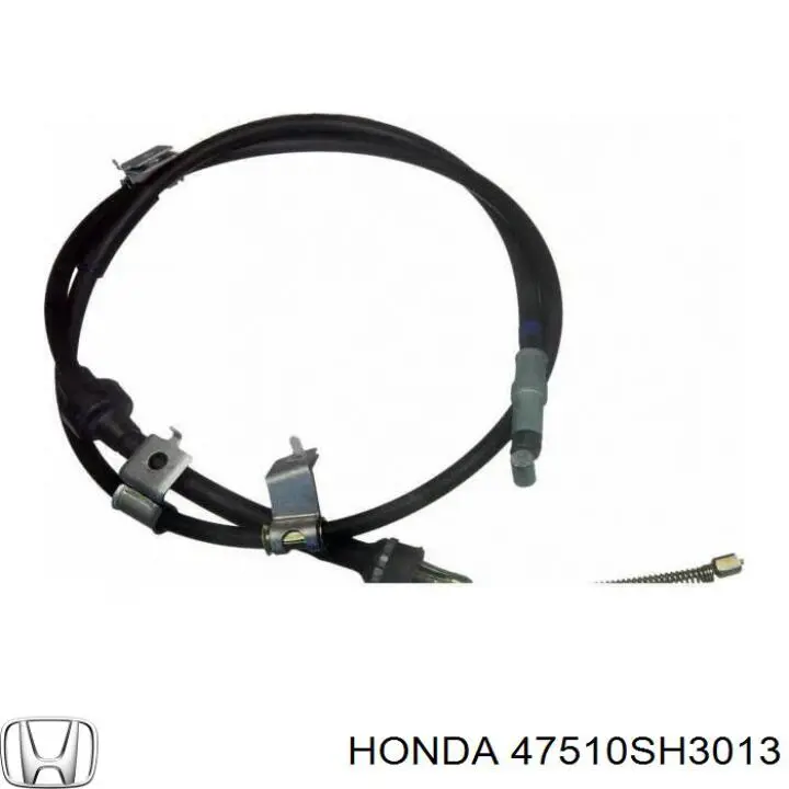 Трос ручного гальма задній, правий Honda Civic 4 (ED) (Хонда Цивік)