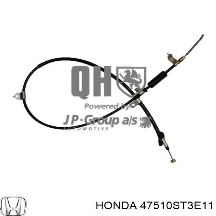 Трос ручного гальма задній, правий 47510ST3E11 Honda