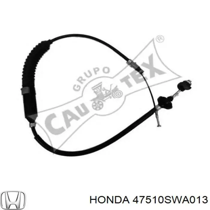 Трос стоянкового гальма задній правий Honda 47510SWA013 ціна, від 23.82 USD