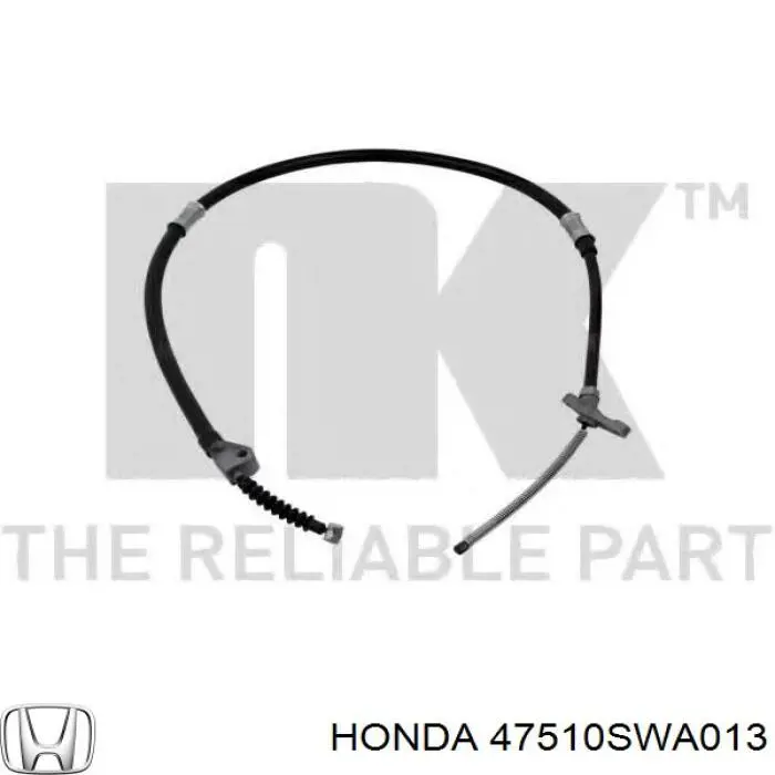 Купити 47510SWA013 Honda Трос ручного гальма задній, правий