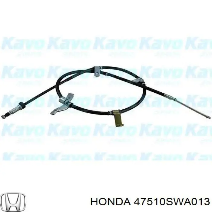 47510SWA013 Honda трос ручного гальма задній, правий