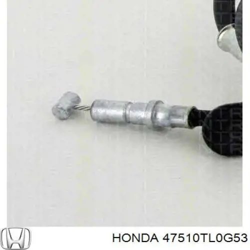 Трос стоянкового гальма задній правий Honda 47510TL0G52 ціна, від 31.67 USD
