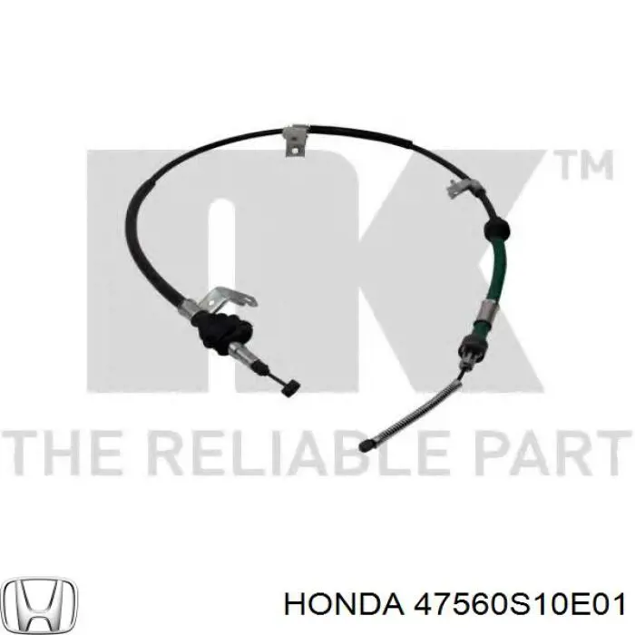 Купити 47560S10E01 Honda Трос ручного гальма задній, лівий