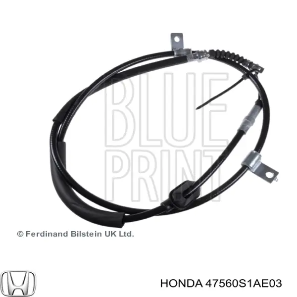 Трос стоянкового гальма задній лівий Honda 47560S1AE03 ціна, від 23.51 USD