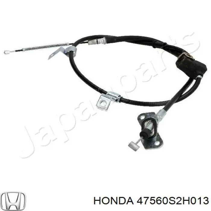 Трос стоянкового гальма задній лівий Honda 47560S2H013 ціна, від 25.48 USD