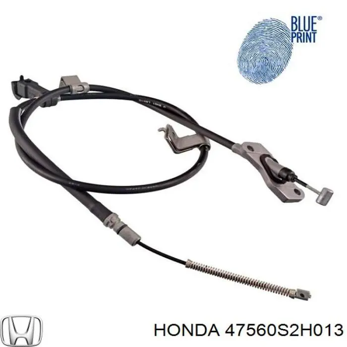 Купити 47560S2H013 Honda Трос ручного гальма задній, лівий