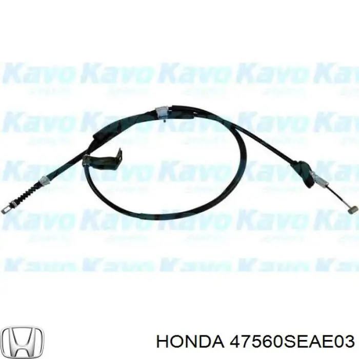 47560SEAE03 Honda трос ручного гальма задній, лівий