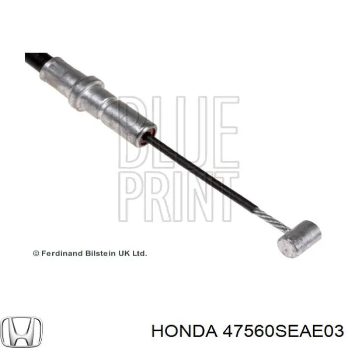 Купити 47560SEAE03 Honda Трос ручного гальма задній, лівий