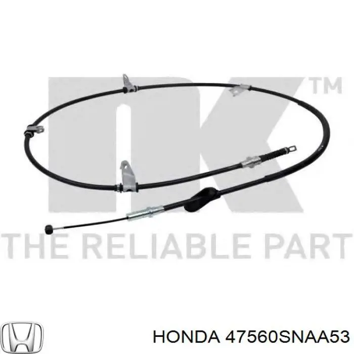 Купити 47560SNAA53 Honda Трос ручного гальма задній, лівий