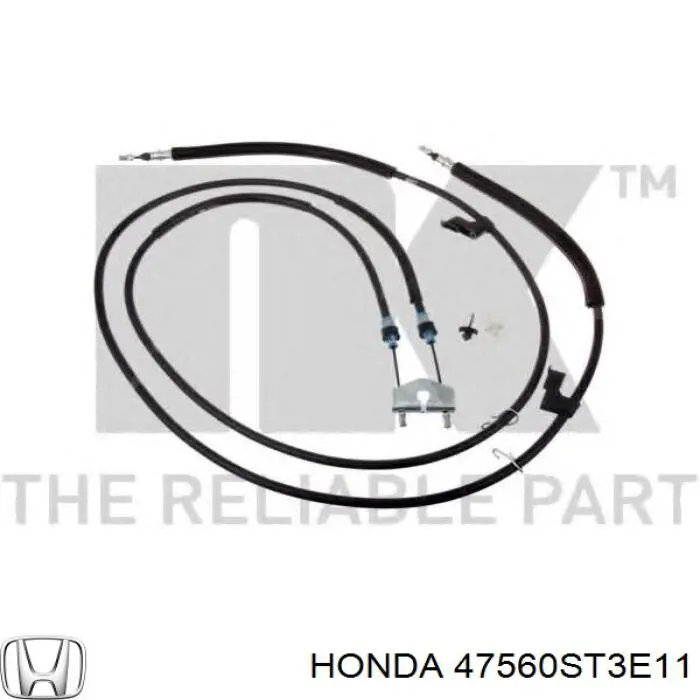 47560ST3E11 Honda Трос ручника задній лівий