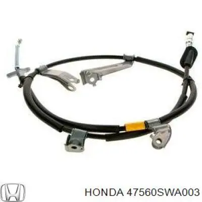 Трос стоянкового гальма задній лівий Honda 47560SWA003 ціна, від 24.65 USD