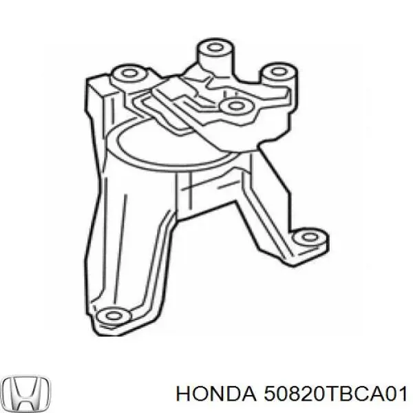 Купити 50820TBCA01 Honda Подушка (опора) двигуна, права