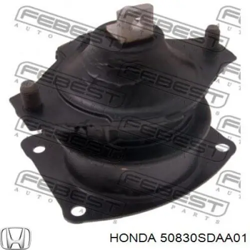 Подушка (опора) двигуна, передня Honda 50830SDAA01 ціна, від 60.14 USD