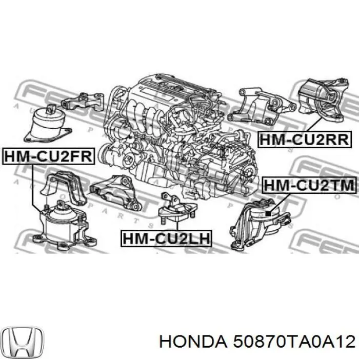  Honda 50870TA0A12 ціна, від 186.70 USD