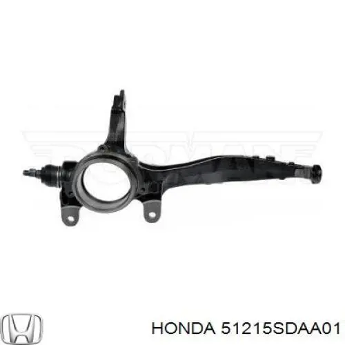 Цапфа поворотна ліва Honda 51215SDAA01 ціна, від 73.30 USD