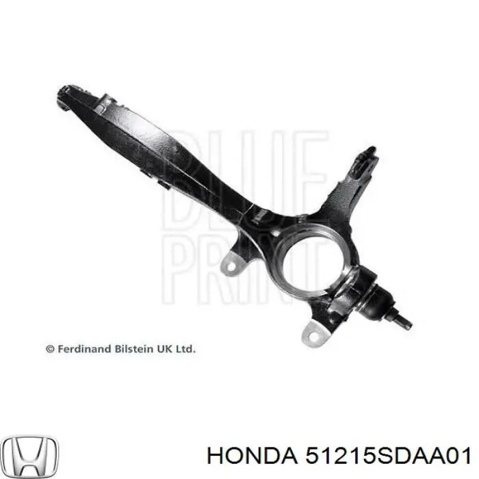 51215SDAA01 Honda цапфа - поворотний кулак передній, лівий