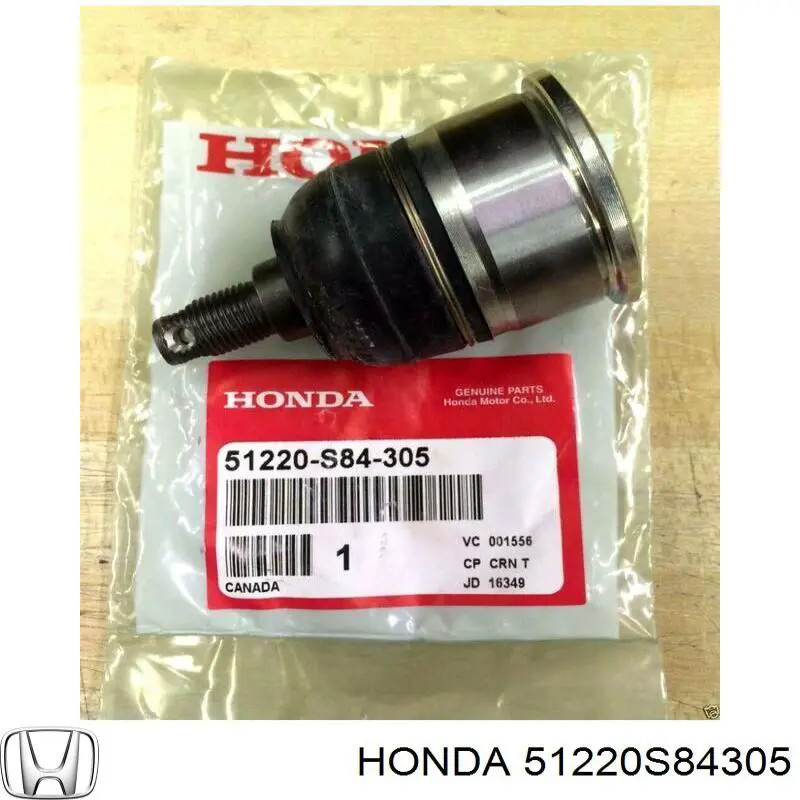 Кульова опора, нижня Honda 51220S84305 ціна, від 11.29 USD