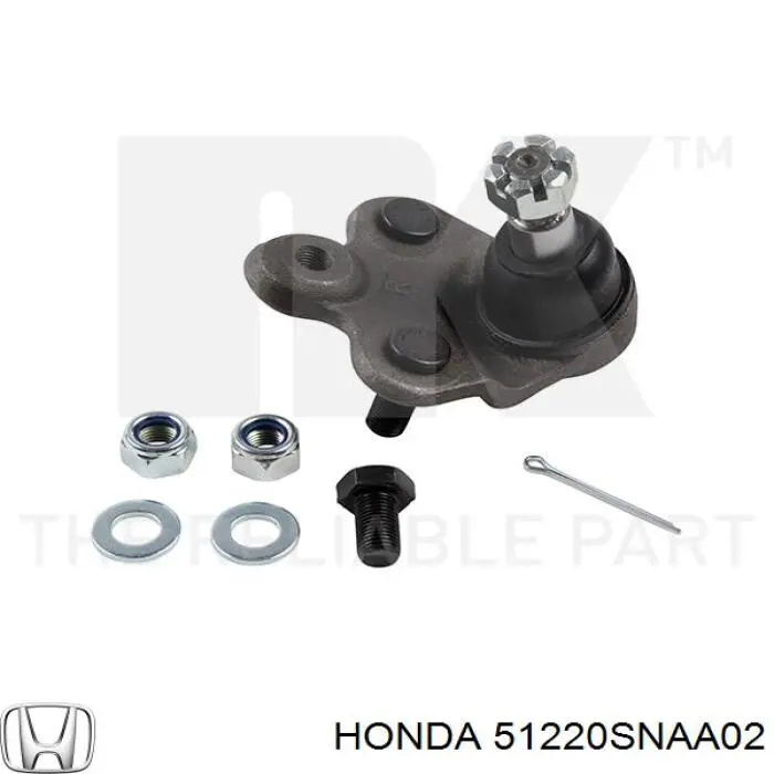 Купити 51220SNAA02 Honda Кульова опора, нижня, права