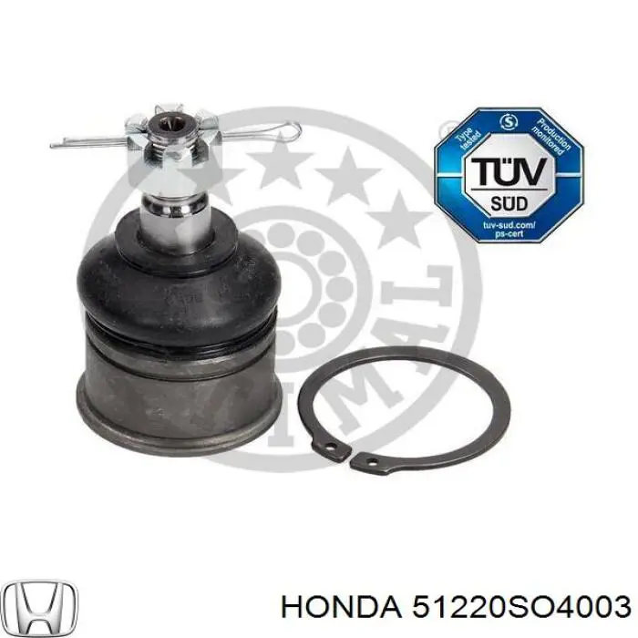 Кульова опора, нижня Honda 51220SO4003 ціна, від 7.08 USD