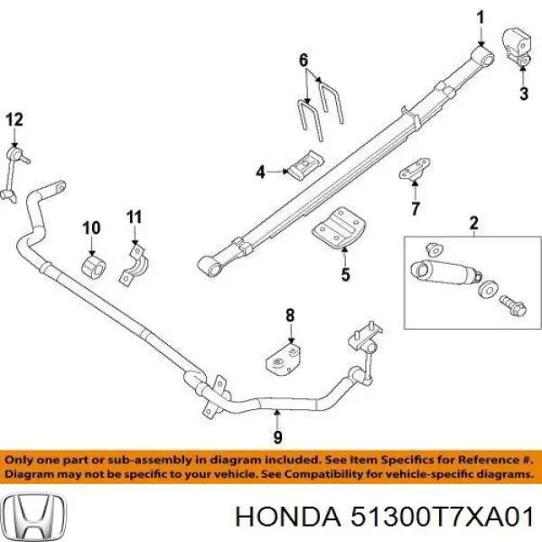 51300T7XA01 Honda 